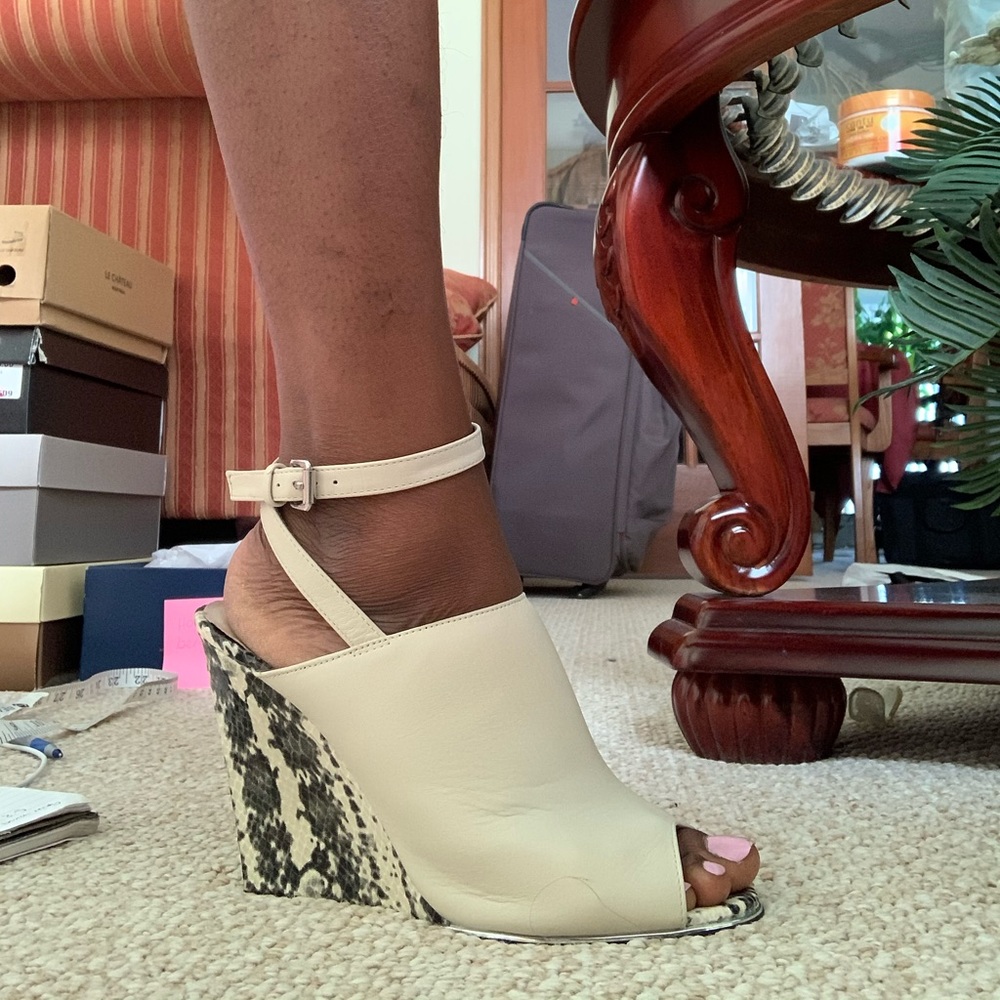 Design Lab python print wedges with ankle strap